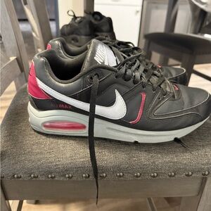 Nike Black and Red Air Max Sneakers